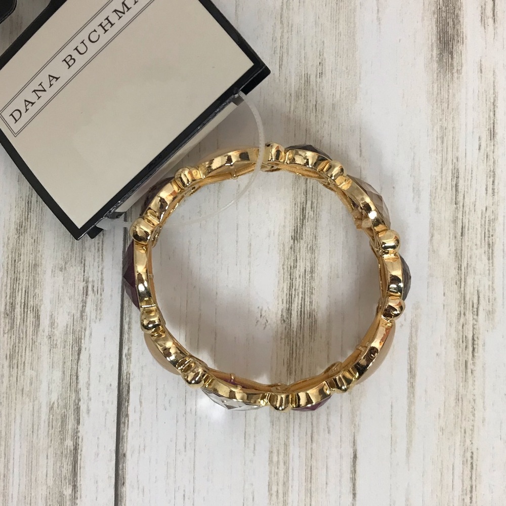 Dana Buchman Marquise Stone Stretch Bracelet. - Picture 4 of 6